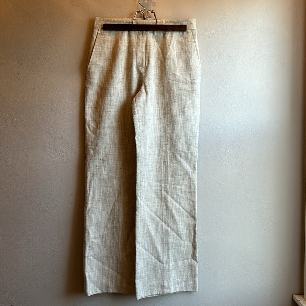 St. John  Linen-Blend Pants